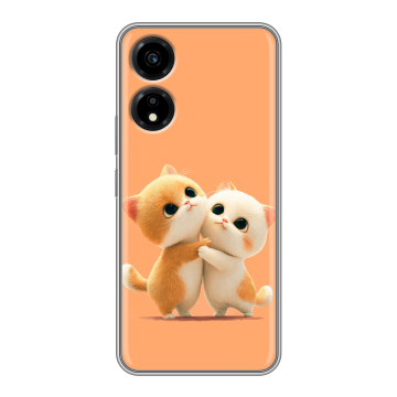 Силиконовый чехол на Huawei Honor X5 Plus с принтом Милые котики Силиконовый чехол на Huawei Honor X5 Plus с принтом Милые котики
