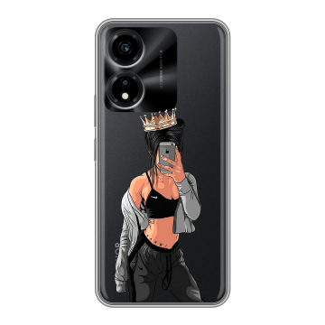 Силиконовый чехол на Huawei Honor X5 Plus с принтом Женские принты Силиконовый чехол на Huawei Honor X5 Plus с принтом Женские принты