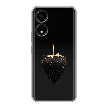 Силиконовый чехол на Huawei Honor X5 Plus с принтом Черная клубника Силиконовый чехол на Huawei Honor X5 Plus с принтом Черная клубника