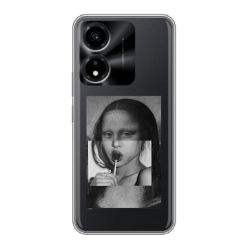 Силиконовый чехол на Huawei Honor X5 Plus с принтом Мона Лиза