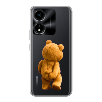 Силиконовый чехол на Huawei Honor X5 Plus с принтом Медведь Силиконовый чехол на Huawei Honor X5 Plus с принтом Медведь