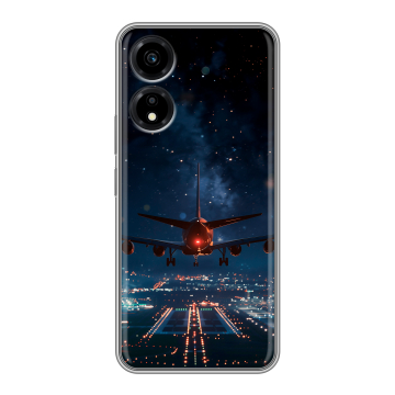Силиконовый чехол на Huawei Honor X5 Plus с принтом самолет
