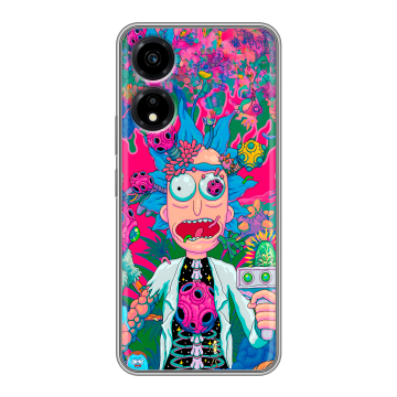 Силиконовый чехол на Huawei Honor X5 Plus с принтом Рик и Морти Rick Morty