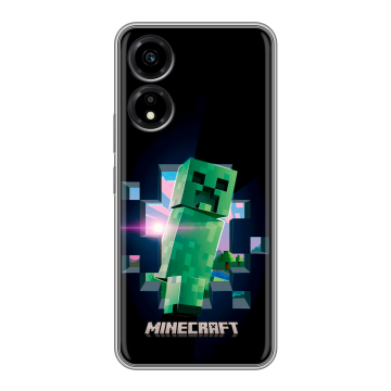 Силиконовый чехол на Huawei Honor X5 Plus с принтом Майнкрафт Minecraft