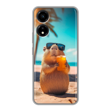 Силиконовый чехол на Huawei Honor X5 Plus с принтом Капибара