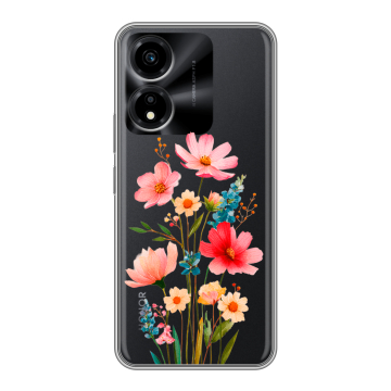 Силиконовый чехол на Huawei Honor X5 Plus с принтом Цветы Силиконовый чехол на Huawei Honor X5 Plus с принтом Цветы
