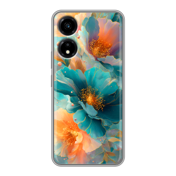 Силиконовый чехол на Huawei Honor X5 Plus с принтом Цветы Силиконовый чехол на Huawei Honor X5 Plus с принтом Цветы