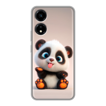 Силиконовый чехол на Huawei Honor X5 Plus с принтом милая панда