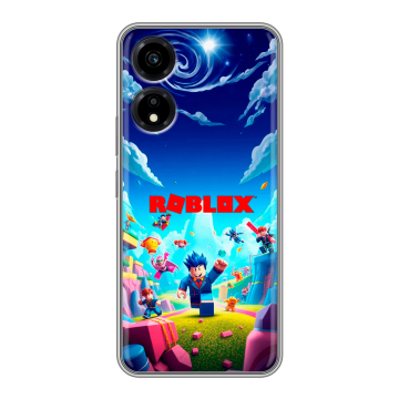 Силиконовый чехол на Huawei Honor X5 Plus с принтом Roblox Роблокс Силиконовый чехол на Huawei Honor X5 Plus с принтом Roblox Роблокс