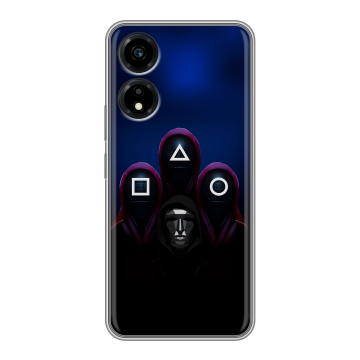 Силиконовый чехол на Huawei Honor X5 Plus с принтом Игра Кальмара Силиконовый чехол на Huawei Honor X5 Plus с принтом Игра Кальмара