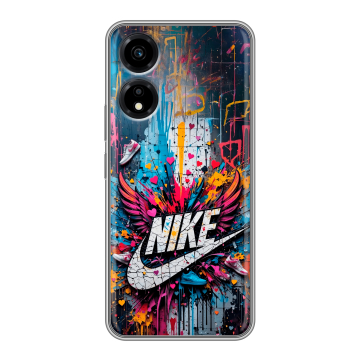 Силиконовый чехол на Huawei Honor X5 Plus с принтом Nike Найк Силиконовый чехол на Huawei Honor X5 Plus с принтом Nike Найк