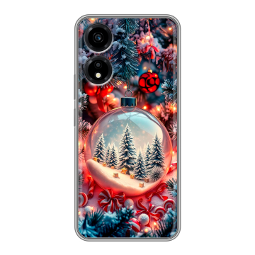 Силиконовый чехол на Huawei Honor X5 Plus с принтом Новый год Силиконовый чехол на Huawei Honor X5 Plus с принтом Новый год