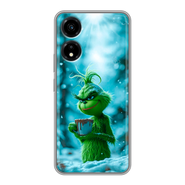 Силиконовый чехол на Huawei Honor X5 Plus с принтом Новый год гринч Силиконовый чехол на Huawei Honor X5 Plus с принтом Новый год гринч