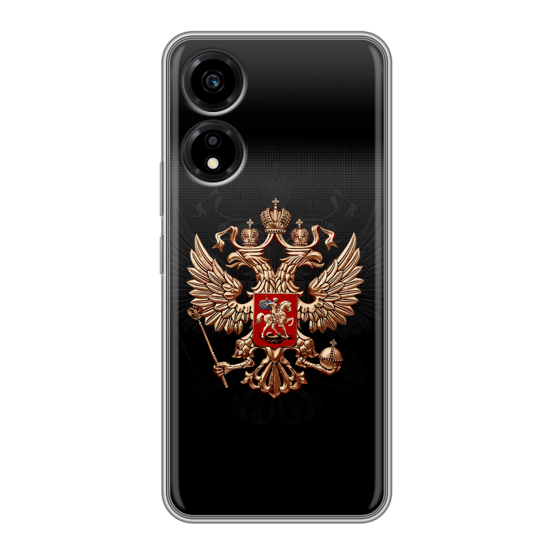 Силиконовый чехол на Huawei Honor X5 Plus с принтом Герб России Силиконовый чехол на Huawei Honor X5 Plus с принтом Герб России