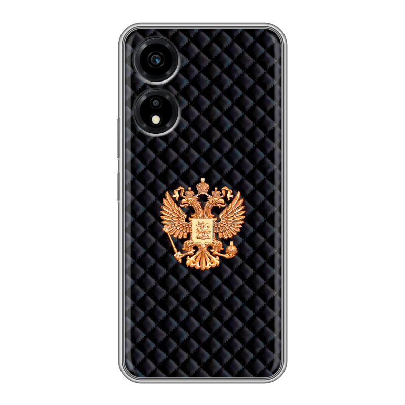 Силиконовый чехол на Huawei Honor X5 Plus с принтом Герб России принт Силиконовый чехол на Huawei Honor X5 Plus с принтом Герб России принт