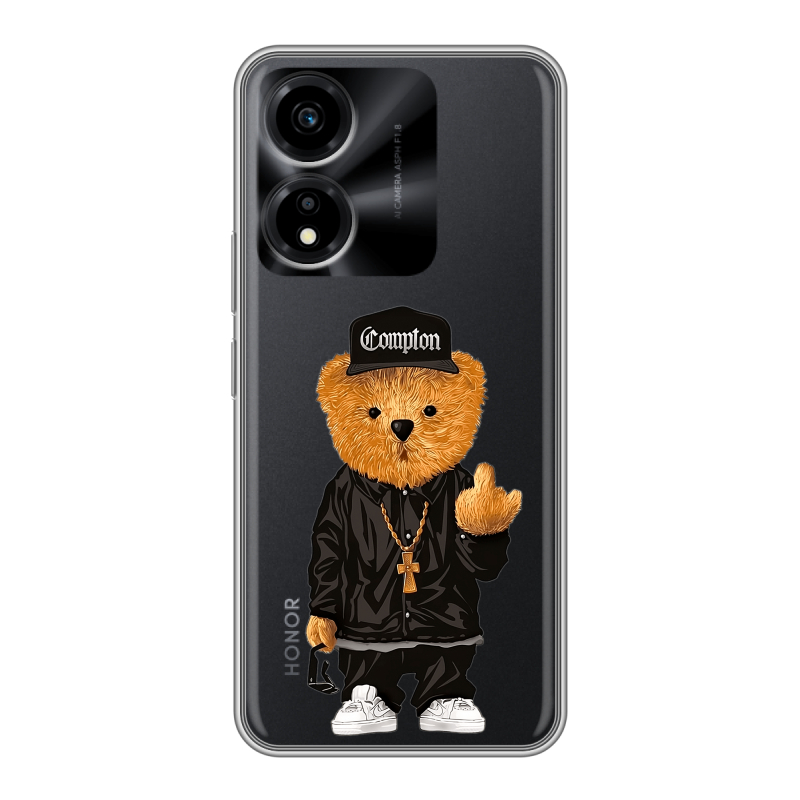 Силиконовый чехол на Huawei Honor X5 Plus с принтом Мишка Силиконовый чехол на Huawei Honor X5 Plus с принтом Мишка