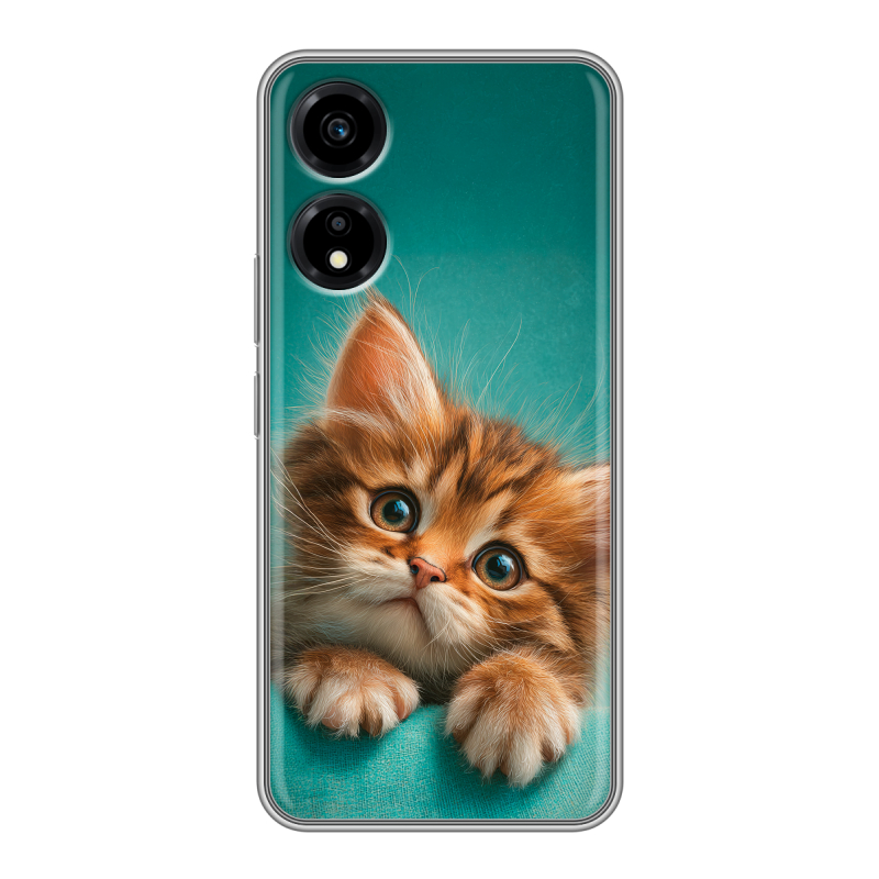 Силиконовый чехол на Huawei Honor X5 Plus с принтом котенок Силиконовый чехол на Huawei Honor X5 Plus с принтом котенок
