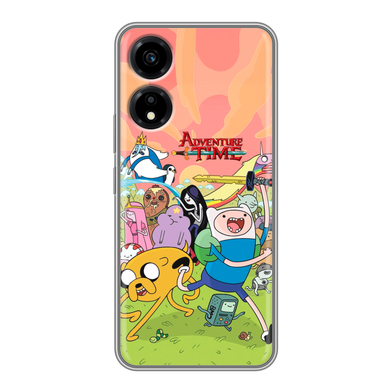 Силиконовый чехол на Huawei Honor X5 Plus с принтом Adventure time Время приключений Силиконовый чехол на Huawei Honor X5 Plus с принтом Adventure time Время приключений