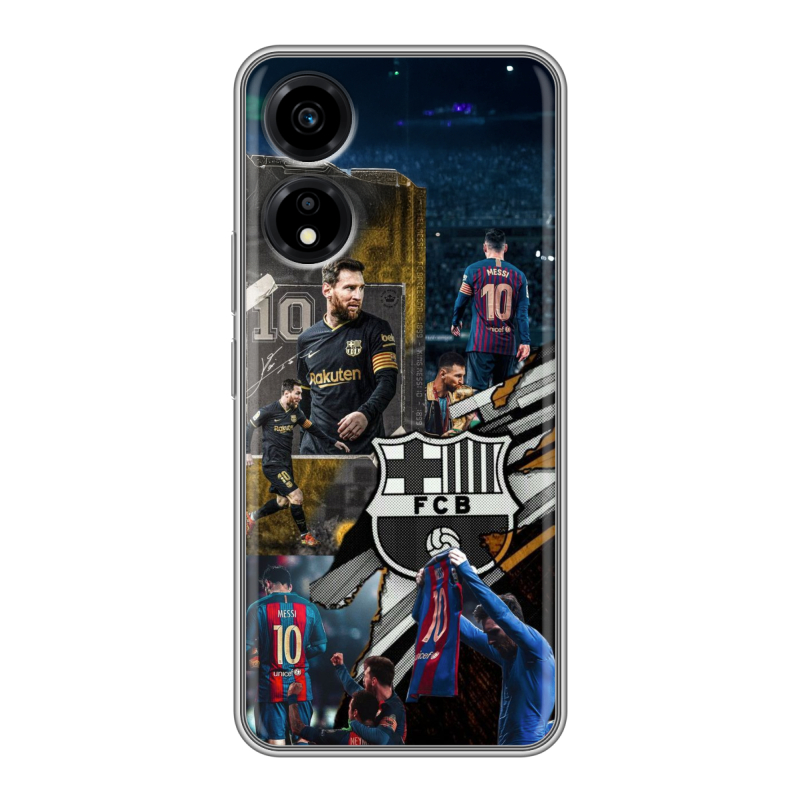 Силиконовый чехол на Huawei Honor X5 Plus с принтом Messi Barcelona Силиконовый чехол на Huawei Honor X5 Plus с принтом Messi Barcelona