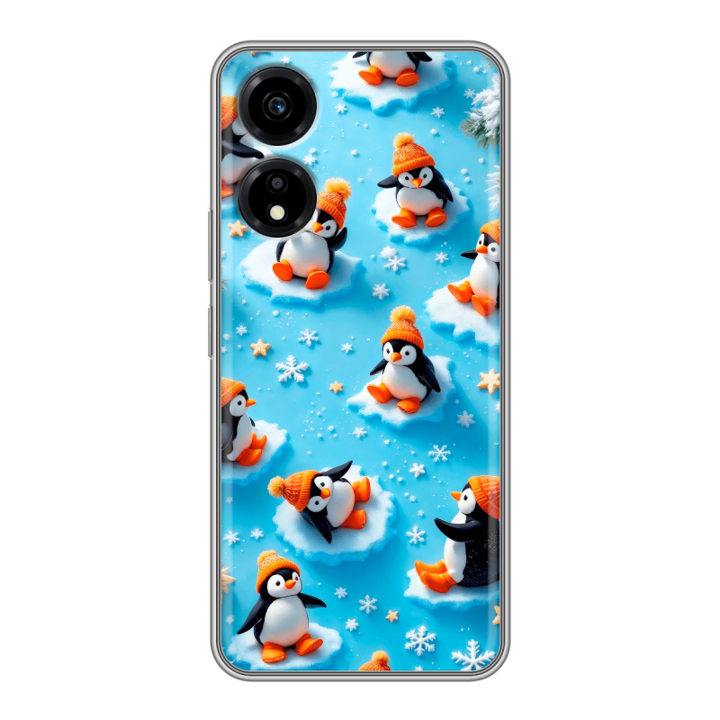 Силиконовый чехол на Huawei Honor X5 Plus с принтом Новый год Силиконовый чехол на Huawei Honor X5 Plus с принтом Новый год