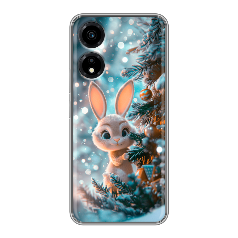 Силиконовый чехол на Huawei Honor X5 Plus с принтом Новый год Силиконовый чехол на Huawei Honor X5 Plus с принтом Новый год
