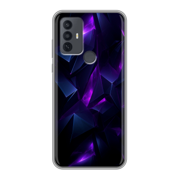 Силиконовый чехол на TCL 30E с принтом Абстракиция