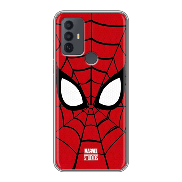 Силиконовый чехол на TCL 30E с принтом человек паук spiderman Силиконовый чехол на TCL 30E с принтом человек паук spiderman