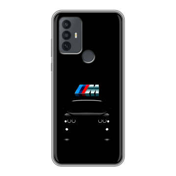 Силиконовый чехол на TCL 30E с принтом БМВ BMW Силиконовый чехол на TCL 30E с принтом БМВ BMW