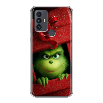 Силиконовый чехол на TCL 30E с принтом Новый год