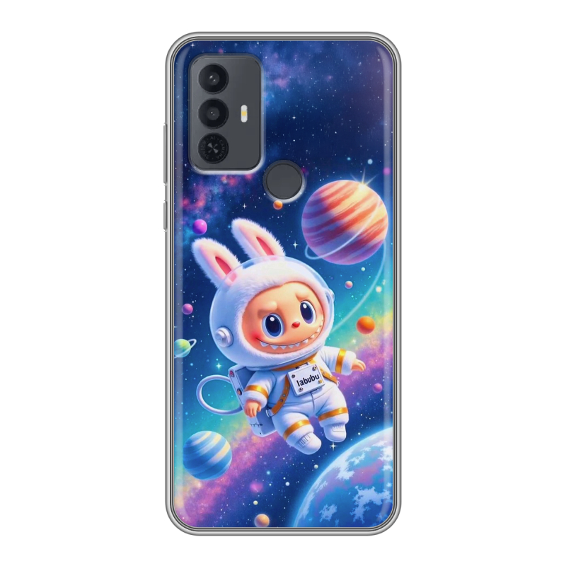 Силиконовый чехол на TCL 30E с принтом Labubu Лабубу Силиконовый чехол на TCL 30E с принтом Labubu Лабубу