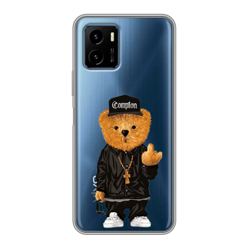 Силиконовый чехол на Vivo Y15s с принтом Мишка Силиконовый чехол на Vivo Y15s с принтом Мишка