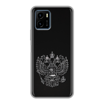 Силиконовый чехол на Vivo Y15s с принтом Герб России Силиконовый чехол на Vivo Y15s с принтом Герб России