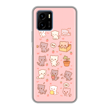 Силиконовый чехол на Vivo Y15s с принтом Hello Kitty Хелоу Кити Силиконовый чехол на Vivo Y15s с принтом Hello Kitty Хелоу Кити