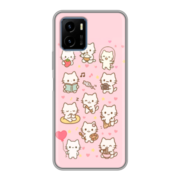Силиконовый чехол на Vivo Y15s с принтом Hello Kitty Хелоу Кити Силиконовый чехол на Vivo Y15s с принтом Hello Kitty Хелоу Кити