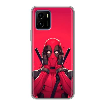 Силиконовый чехол на Vivo Y15s с принтом Дедпул Deadpool Силиконовый чехол на Vivo Y15s с принтом Дедпул Deadpool