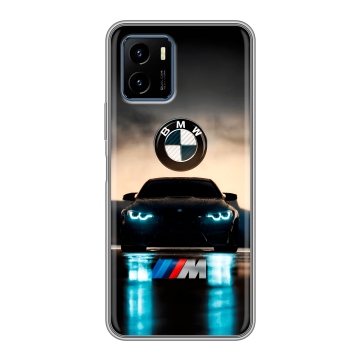 Силиконовый чехол на Vivo Y15s с принтом БМВ BMW