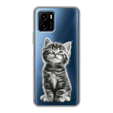 Силиконовый чехол на Vivo Y15s с принтом Котенок Силиконовый чехол на Vivo Y15s с принтом Котенок