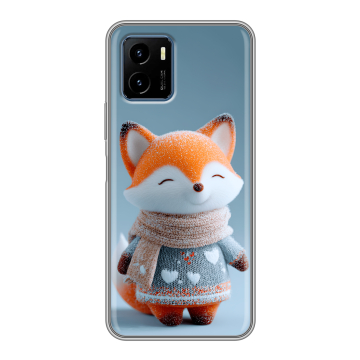Силиконовый чехол на Vivo Y15s с принтом Лиса