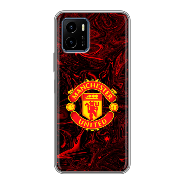 Силиконовый чехол на Vivo Y15s с принтом Manchester United