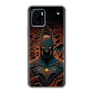Силиконовый чехол на Vivo Y15s с принтом Batman Бэтмен