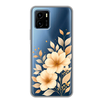 Силиконовый чехол на Vivo Y15s с принтом для девушки