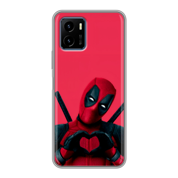 Силиконовый чехол на Vivo Y15s с принтом Дедпул Deadpool Силиконовый чехол на Vivo Y15s с принтом Дедпул Deadpool