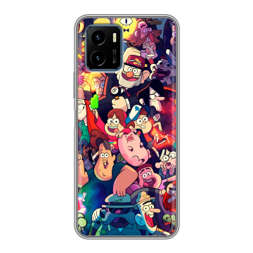 Силиконовый чехол на Vivo Y15s с принтом Gravity Falls Гравити Фолз Силиконовый чехол на Vivo Y15s с принтом Gravity Falls Гравити Фолз