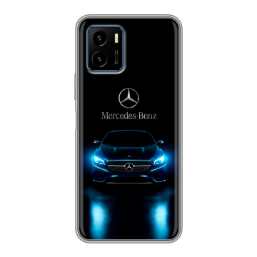 Силиконовый чехол на Vivo Y15s с принтом Mercedes Мерседес Силиконовый чехол на Vivo Y15s с принтом Mercedes Мерседес