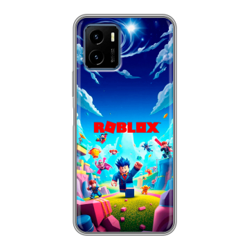 Силиконовый чехол на Vivo Y15s с принтом Roblox Роблокс Силиконовый чехол на Vivo Y15s с принтом Roblox Роблокс