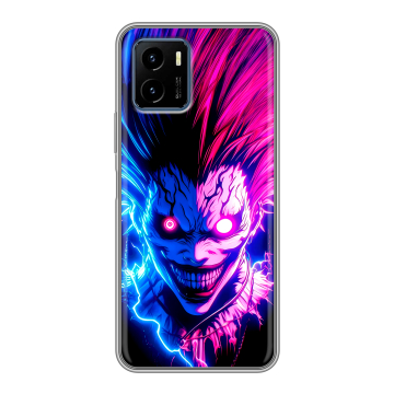 Силиконовый чехол на Vivo Y15s с принтом Death note Тетрадь смерти