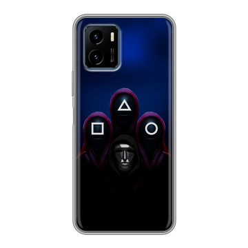 Силиконовый чехол на Vivo Y15s с принтом Игра Кальмара