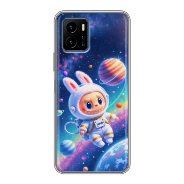 Силиконовый чехол на Vivo Y15s с принтом Labubu Лабубу Силиконовый чехол на Vivo Y15s с принтом Labubu Лабубу