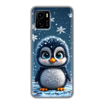 Силиконовый чехол на Vivo Y15s с принтом Новый год