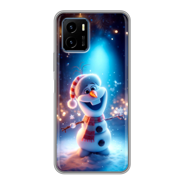 Силиконовый чехол на Vivo Y15s с принтом Новый год